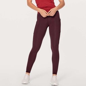 Lululemon Speed Up Tight 28” Luxtreme Garnet
